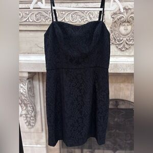 French Connection Black Lace Dress Size 6